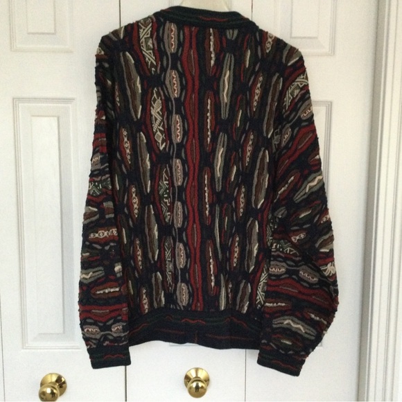 COOGI Vibrant Knit Cardigan Sweater - Picture 2 of 3